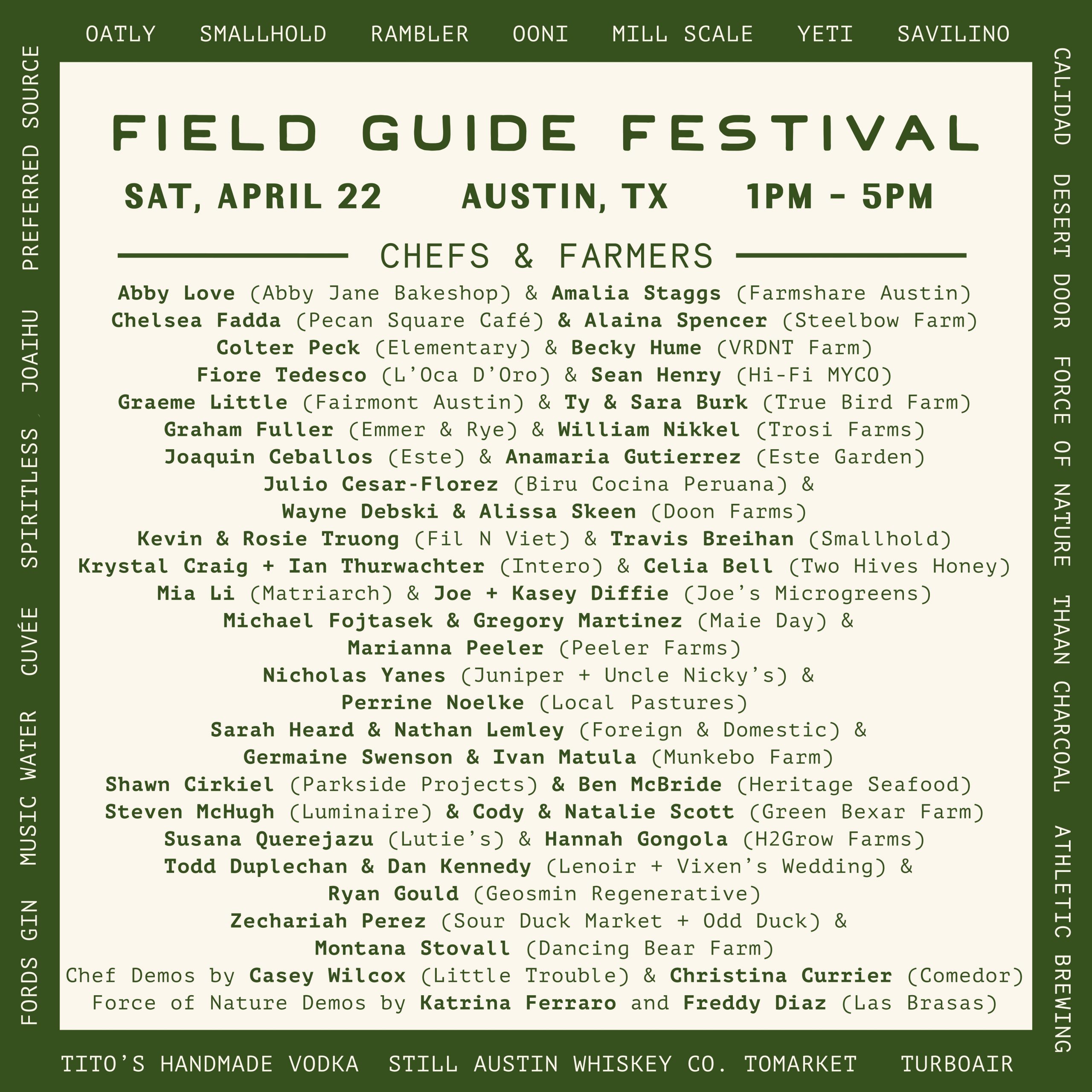 Field Guide Festival – 2023 – Austin, Texas